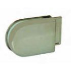 BMB glass door lock counter piece, nickel plated, ea.