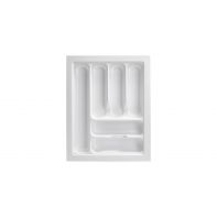 Cutlery tray "Capricorn 450W", white, suits 450mm wide drawer (W385-325 x D485-425 x H60mm), each
