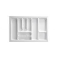 Cutlery tray "Capricorn 900W", white, suits 900mm wide drawer (W830-770 x D485-425 x H60mm), each