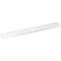 Handle "Jay 3.0" Finger Pull, 100mm lg, 80mm c/c, face fix w/screws, matt white, each