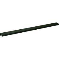 Handle "Jay 3.0" Finger Pull, 100mm lg, 80mm c/c, face fix w/screws, matt black, each