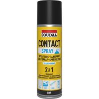 Soudal Spray Contact Adhesive 2in1 Transp 300ml