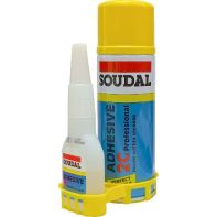 Soudal 2C Adhesive Kits (50 gr Cyano / 200ml Activator)