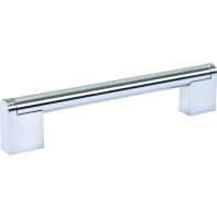 Handle "Rotollo", 14mm tube, brushed nickel
