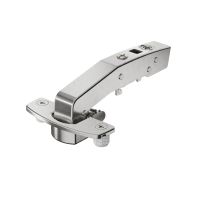 Sensys 95∞ angle hinge W90 without integrated silent system, nickel plated, inset, TH-drilling pattern 52 x 5.5 mm, for pressing in