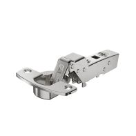 Sensys 110∞ hinge without integrated silent system, nickel plated, inset, -drilling pattern 52 x 5.5 mm, for screwing on