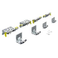 TopLine XL, Set of running and guide components, STB 19, 17 mm, 22 - 30 mm, 80 kg, 2-door