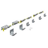 TopLine XL, Set of running and guide components, STB 19, 17 mm, 18 - 30 mm, 60 kg, 3-door