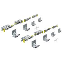 TopLine XL, Set of running and guide components, STB 19, 17 mm, 22 - 30 mm, 80 kg, 4-door
