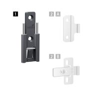 WingLine L Centre hinge, fast assembly for screwing on, Hinge component 1, anthracite
