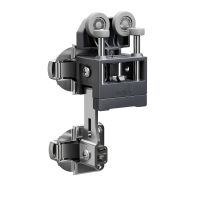 WingLine L, Running components, double hinge, with self closing feature, 25, anthracite, left