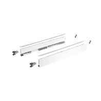 AvanTech YOU Drawer side profile set, height 77 mm x NL 500 mm, white, left and right