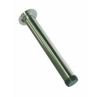 Zampa series furniture legs. 50Mm OD. 150-185Mm Height Adjustable. Set of 4 legs. Brushed Nickel.