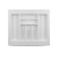 Cutlery Insert (suits 700mm drawer) 630Wx550Dx55H KC108, White