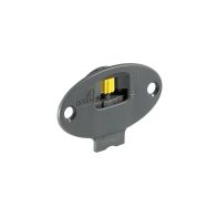 SlideLine 55 Plus Running component for screwing on, for cabinets with 1 overlay (rebated) door and 1 inset door, plastic