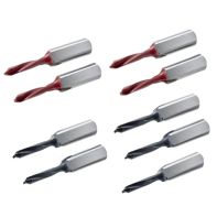 Set of hinge drill bits for interchangeable drilling unit, 9 spindles, for BlueMax Mini Modular Plus, BlueMax Mini Modular (5 x 5 mm ø clockwise, 4 x 5 mm ø anticlockwise)