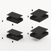 Goro shelf set 200 DW500 anthracite