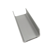 N~ Aluminum C-Channel Handle Anodised Aluminium 4 Metre Length