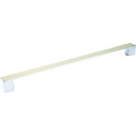 Handle "Axis" 20mm Flat Alum 256mm c/c Brushed Nickel