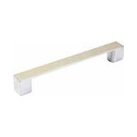 Handle "Axis" 20mm Flat Alum 160mm c/c Brushed Nickel