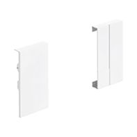 Connector for aluminium front panel InnoTech Atira, 70, left and right, white