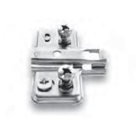 FGV cam-adjustable plates for FGV OPTIMA hinges
