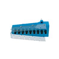 Interchangeable drilling unit, 9 spindles, 90∞ with quick release chuck and drill holders