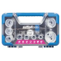 9 Piece Bi-Metal Electrician Holesaw Set 16-92mm Sutton H125BM10