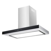 Domain 90cm Lightbox Hood Black Glass