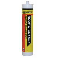 Konnect Fastening Systems® Roof & Gutter Silicone, Translucent 300ml