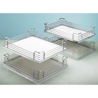 Arena CLASSIC non-slip clip on shelves, chrome plated