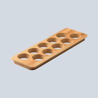 Spice rack, standing, 53 mm ¯, from nominal length 470, colourless