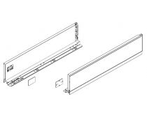 Topaz Slimline Drawer System sidewalls H118 NL500 (dark grey), pair
